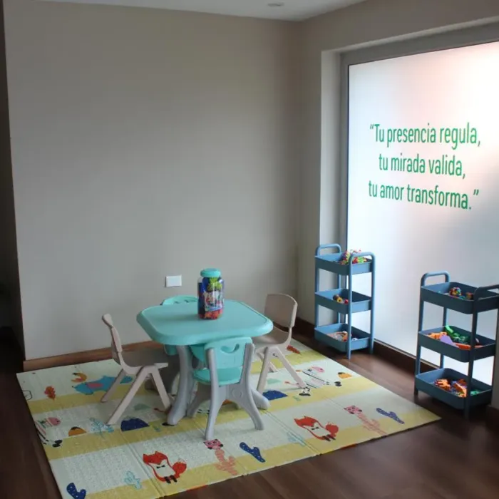 Espacio de espera infantil de Anesis Sensory Hub